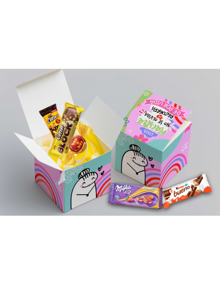 Caja Cubo Sublimación Día del Maestro