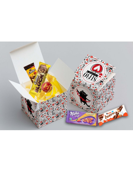 Caja Cubo Sublimación Día del Maestro