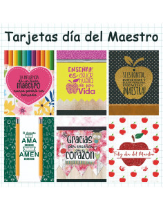 Tarjetas día del maestro 2