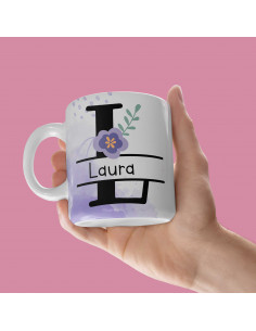 Tazas iniciales Rosa 2