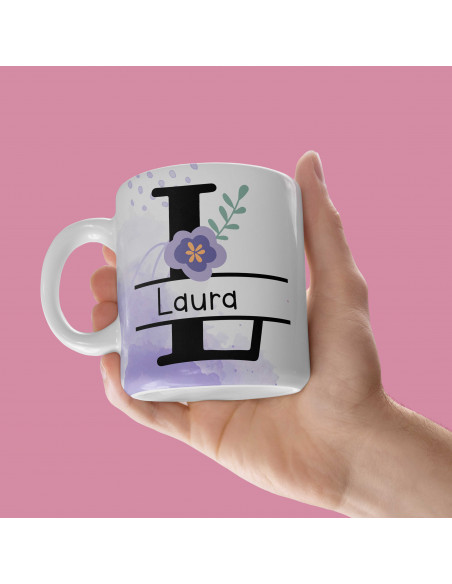 Tazas iniciales Rosa