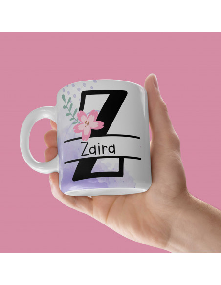 Tazas iniciales Rosa