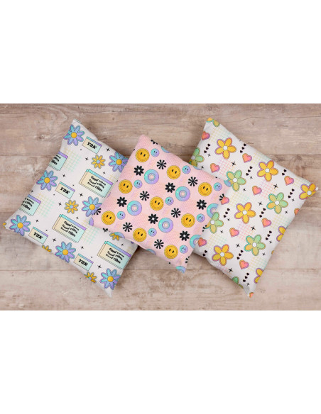 Almohadones estampados femenimos