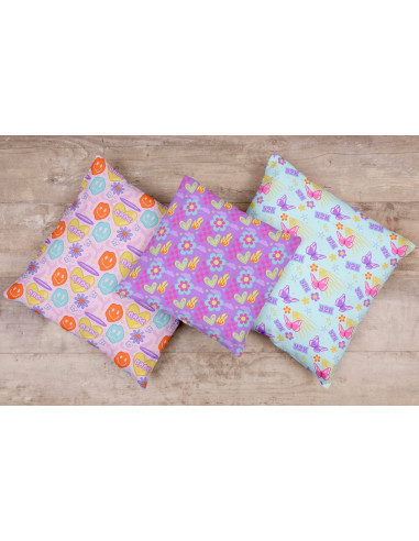 Almohadones estampados femenimos