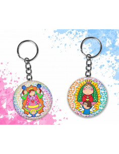 Llaveros virgencitas 2