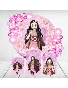 Decoración mesa nezuko