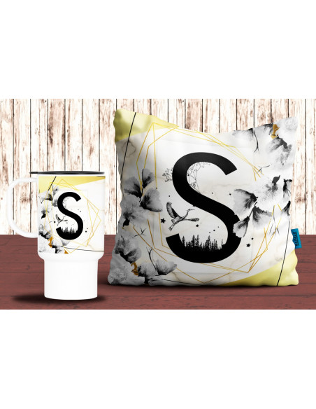 PACK INICIALES - ALMOHADON, JARRO TERMICO Y ANOTADOR