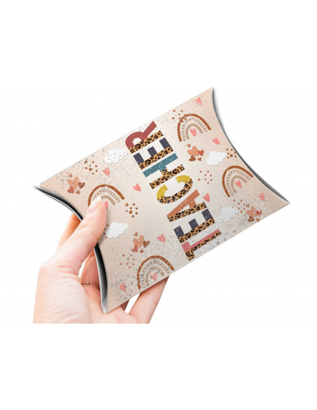 Caja almohada día del maestro