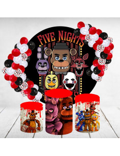 Decoración mesa five nights