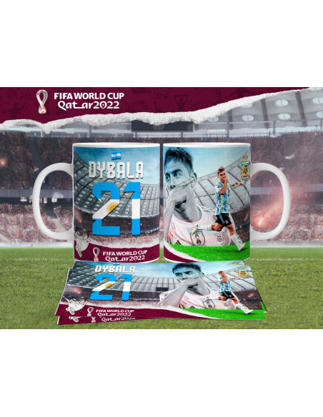 Tazas Argentina Mundial Qatar 2022