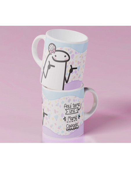 Aquí toma una mama flork taza