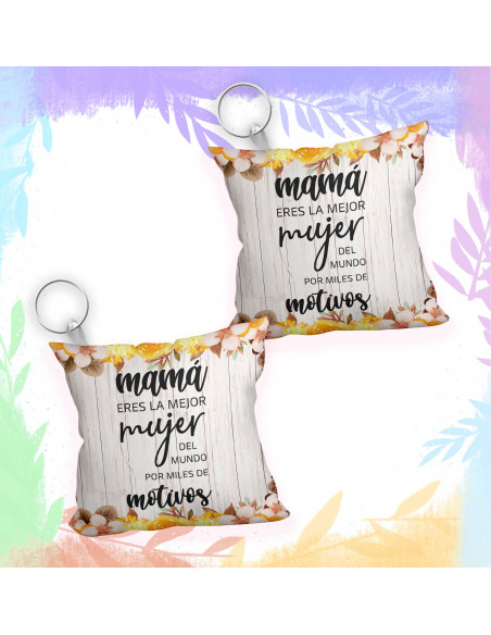 Llavero almohadita día de la madre