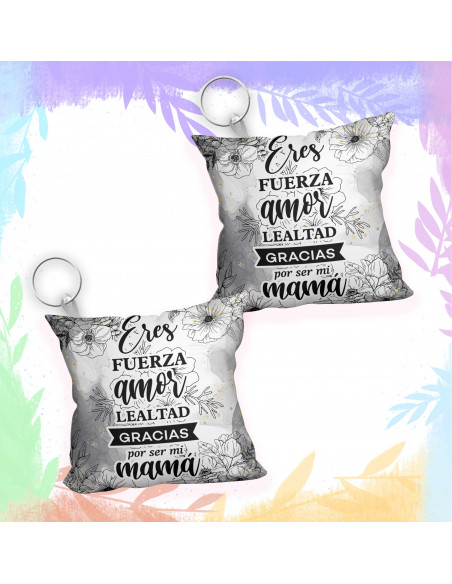 Llavero almohadita día de la madre