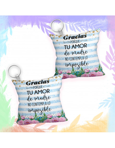 Llavero almohadita día de la madre