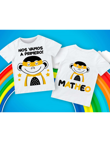 Remera egresadito superhéroes animalitos