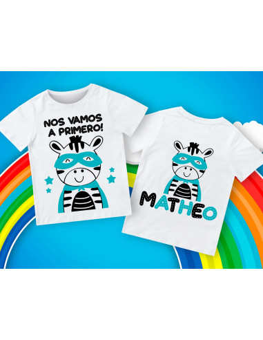 Remera egresadito superhéroes animalitos