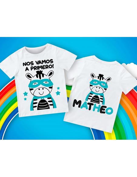Remera egresadito superhéroes animalitos