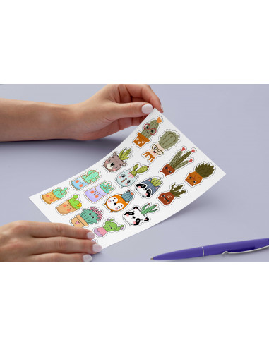 Stickers Boho Cactus