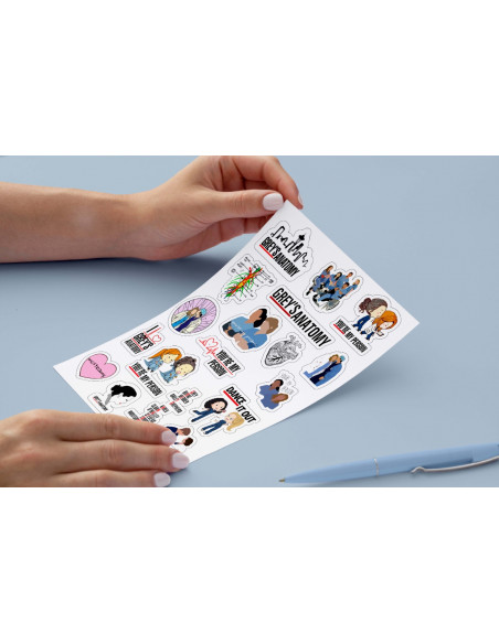 Stickers Grey Friends Stranger