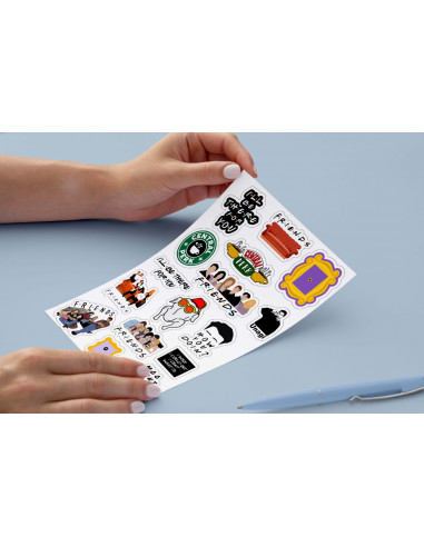 Stickers Grey Friends Stranger