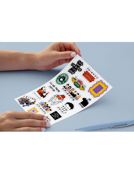 Stickers Grey Friends Stranger