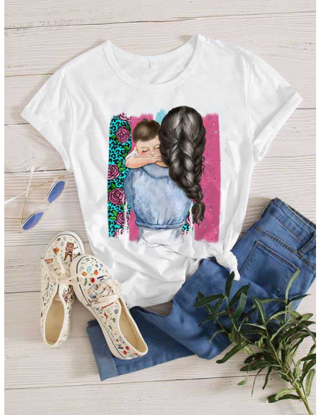 Remeras dibujos día de la madre