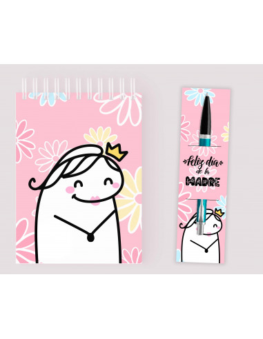 Anotadores y Porta Lapicera flork madre