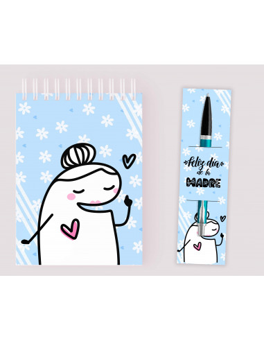 Anotadores y Porta Lapicera flork madre