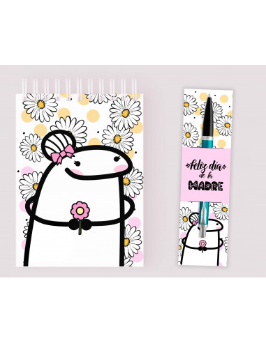 Anotadores y Porta Lapicera flork madre