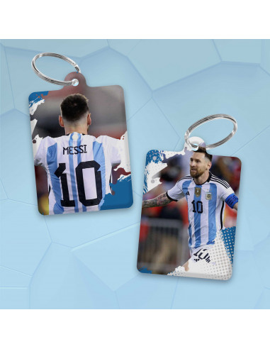LLAVEROS RECTANGULAR ARGENTINA MESSI