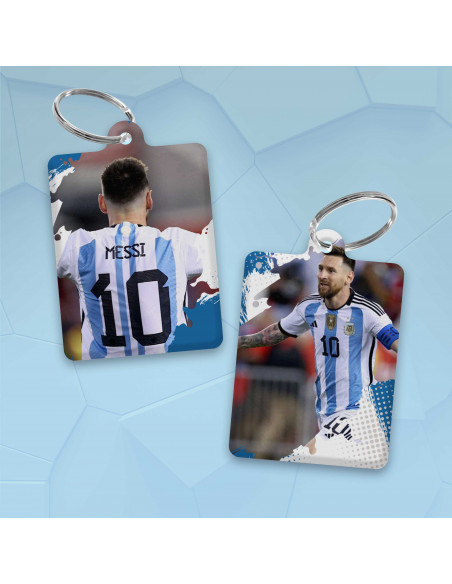 LLAVEROS RECTANGULAR ARGENTINA MESSI