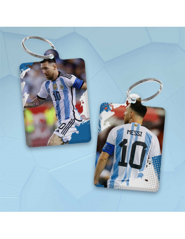 LLAVEROS RECTANGULAR ARGENTINA MESSI