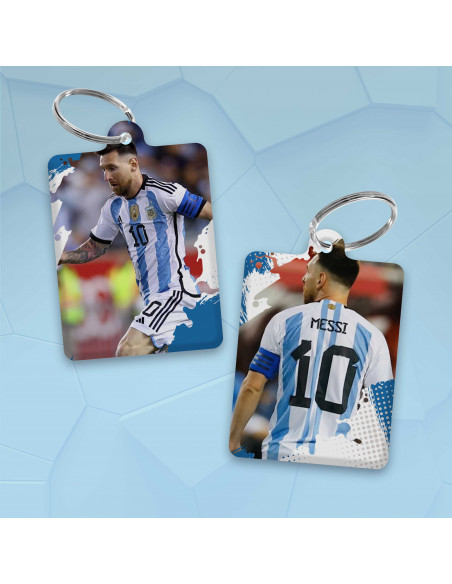 LLAVEROS RECTANGULAR ARGENTINA MESSI