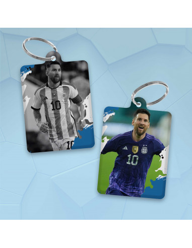 LLAVEROS RECTANGULAR ARGENTINA MESSI