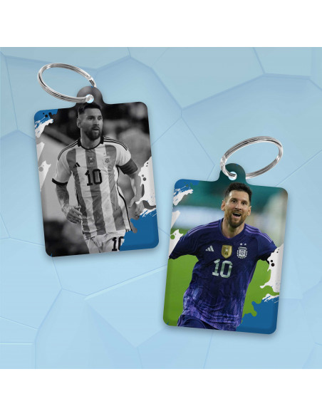 LLAVEROS RECTANGULAR ARGENTINA MESSI