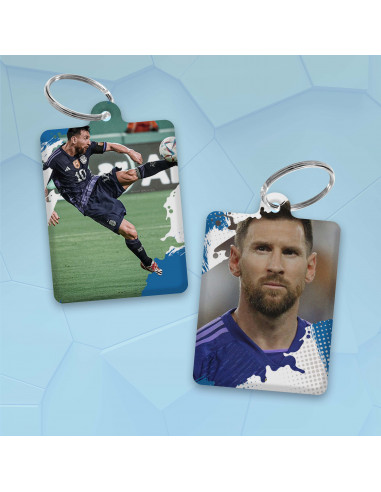 LLAVEROS RECTANGULAR ARGENTINA MESSI