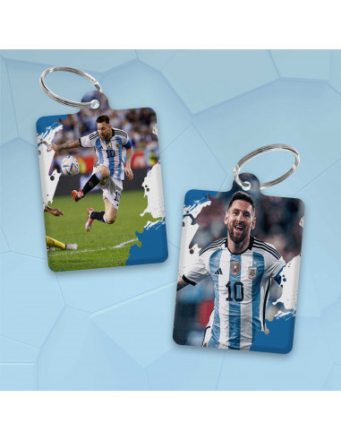 LLAVEROS RECTANGULAR ARGENTINA MESSI