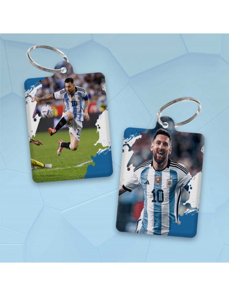 LLAVEROS RECTANGULAR ARGENTINA MESSI