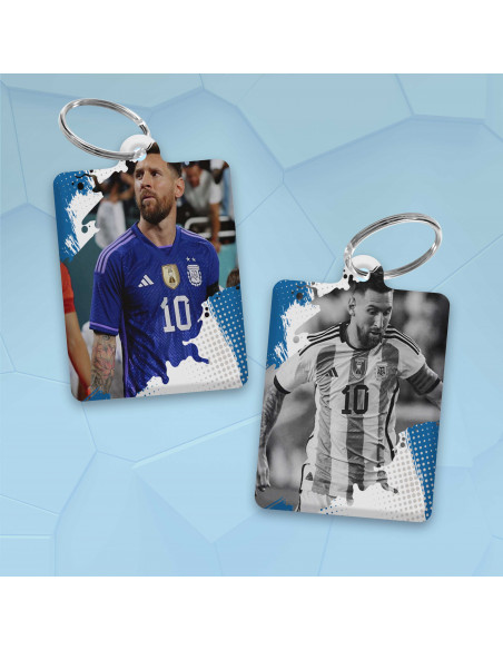 LLAVEROS RECTANGULAR ARGENTINA MESSI
