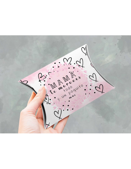 Caja almohada día de la madre