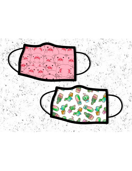 CUBRE BOCA/TAPABOCA PACK 2