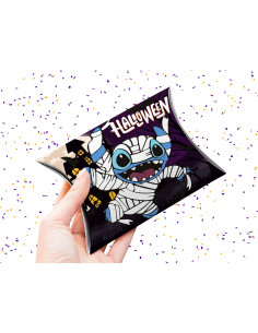 Caja almohada Halloween stitch
