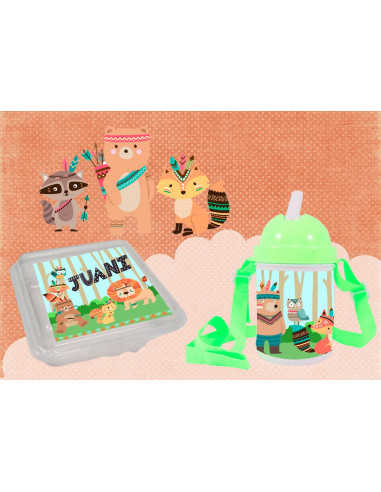 Pack Jardin - Animales Bosque Tribal