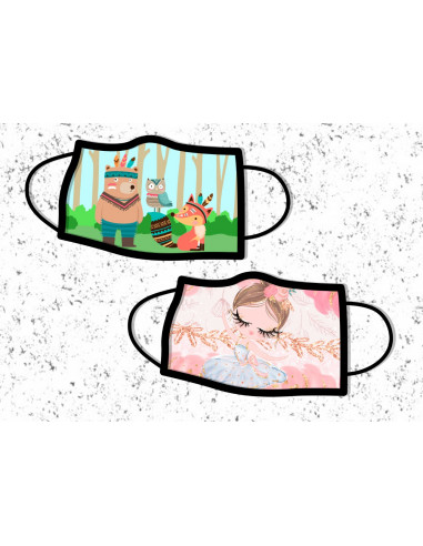 CUBRE BOCA/TAPABOCA PACK 4