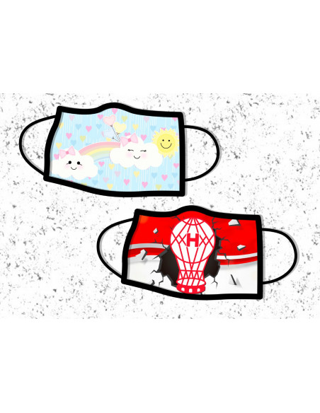 CUBRE BOCA/TAPABOCA PACK 4