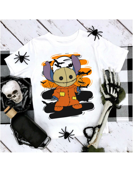 Remera Stitch Halloween