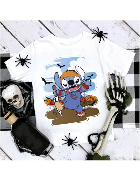 Remera Stitch Halloween