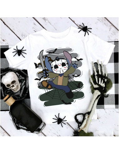 Remera Stitch Halloween