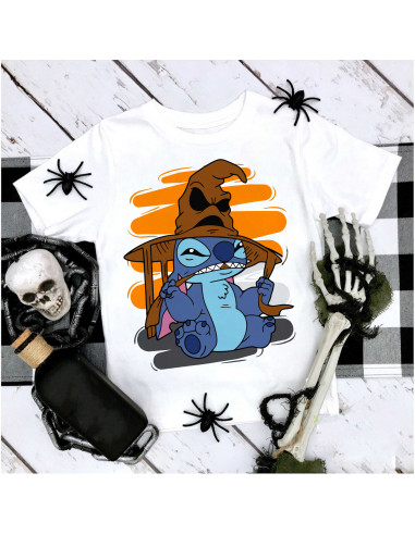 Remera Stitch Halloween