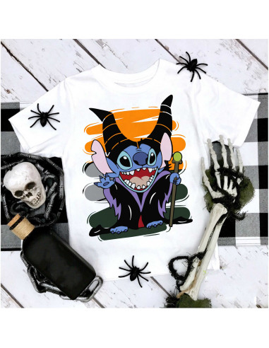 Remera Stitch Halloween